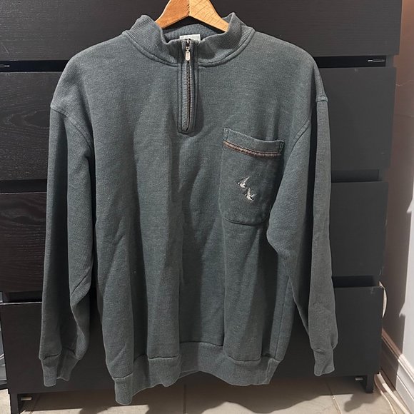 Vintage Grey Bird 1/4 zip - Picture 1 of 2